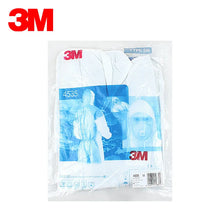 3M 4535 Chemical Coveralls Hooded Protective Elastic Waist Clothing Against Dry Particles/Chemical Splash