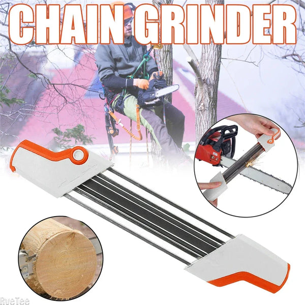 4.8mm 2 IN 1 Easy Chainsaw Sharpener File Chain Whetstone Kits For Stihl