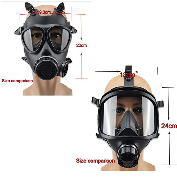 MF14/87 Type Gas Mask Full Face Masks Classic Chemical Respirator Self-Priming Filter Stimulation Nuclear Pollution Protection