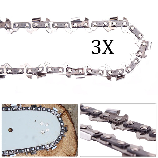 3pcs 14"35cm Chainsaw Saw Chain 1.3MM 3/8 0.050" 52 Fits For HUSQVARNA 135 235 236 Chain Saw Parts Garden Power Tool