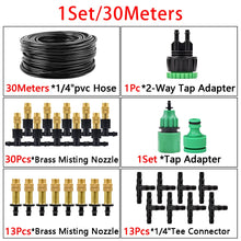 Greenhouse Garden 5-30M Automatic Drip Watering Irrigation Kit System 1/4'' 4/7mm